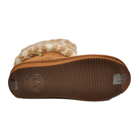 Michael Kors JULIA Faux Suede/Shearling Ankle Boot Bootie Luggage/Brown 5/7 Nib - Picture 8 of 8